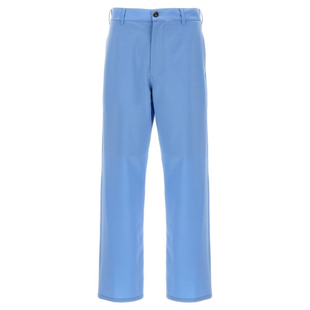 Marni Blue Polyester Casual Men's Pants
